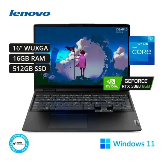 Notebook Lenovo Ideapad Gaming 3i (82sa001gus) I7 16gb 16  