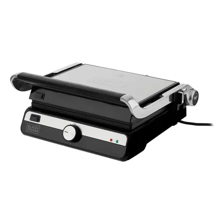 Grill Elétrico Black+decker Com Chapas Antiaderente G1500g Preto 220v