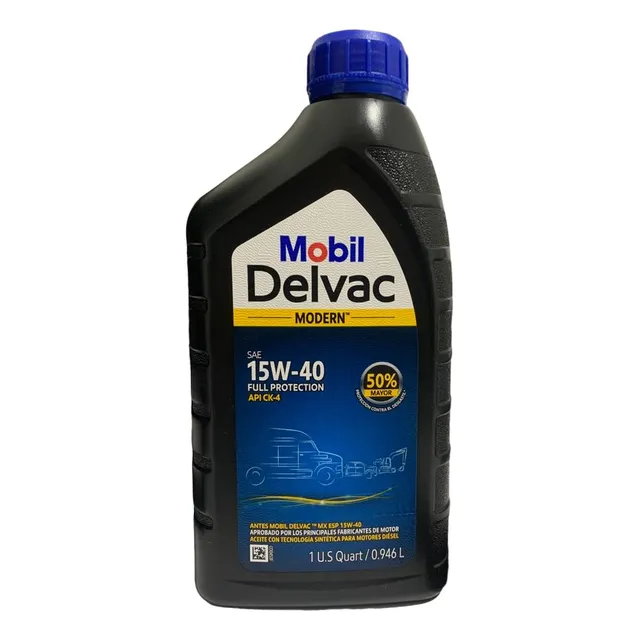 Aceite 15w40 Semisintético Para Gasolina Y Diesel Mobil