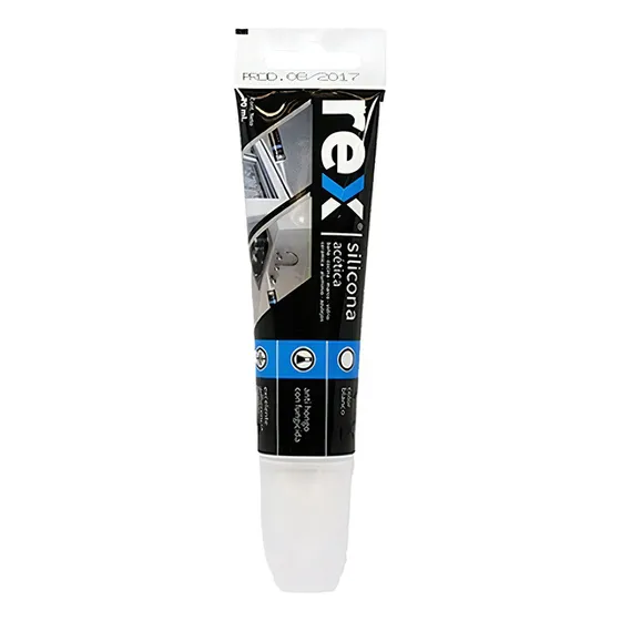 Silicona Acetica Transparente Pomo 70 Ml Rex 30373