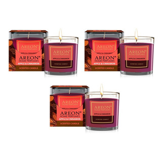 Velas Aromáticas Areon 3pzs Ambientador Hogar Scented Candle Velas Aromáticas Areon 3pzs Ambientador Hogar Scented Candle