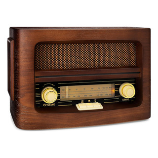 Clearclick Radio Clásica De Estilo Retro Vintage Con Bluetoo Clearclick Radio Clásica De Estilo Retro Vintage Con Bluetoo