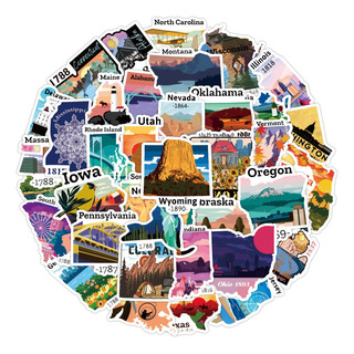 Turismo Estados Unidos 50 Calcomanias Stickers Pvc Vs Agua Turismo Estados Unidos 50 Calcomanias Stickers Pvc Vs Agua