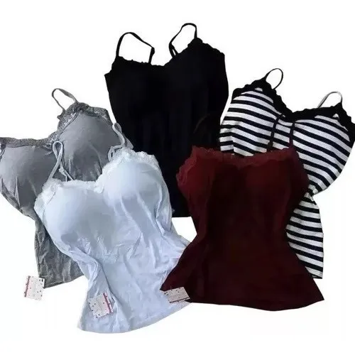 Blusa Plus Size Blusinha Renda Alcinha  Bojo Viscolaycra 