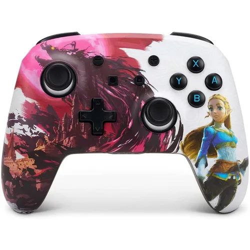 Control Inalámbrico Zelda Blood Moon Nintendo Switch Oficial Color Blanco & Rojo