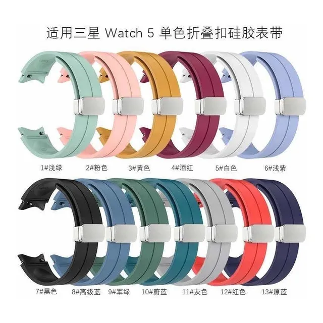 Correas Para Samsung Watch 5 De Silicone