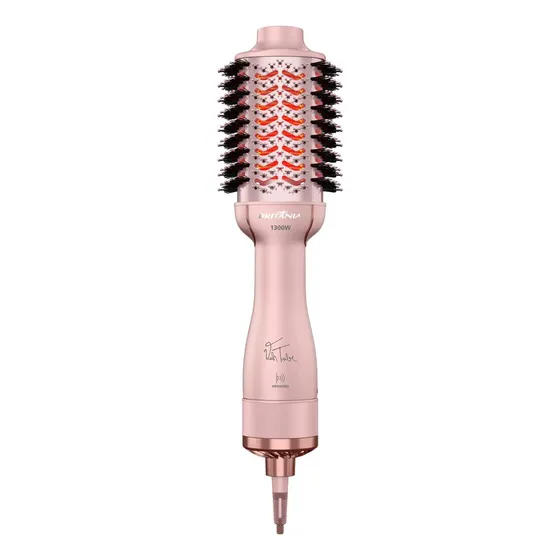 Escova Secadora Britânia BES36 Linha Viih Tube 1300w 4 em 1 Infrared 127/220V