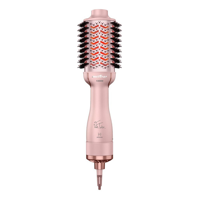 Escova Secadora Britânia Bes36 Linha Viih Tube 1300w 4 Em 1 Infrared 127/220v Escova Secadora Britânia Bes36 Linha Viih Tube 1300w 4 Em 1 Infrared 127/220v