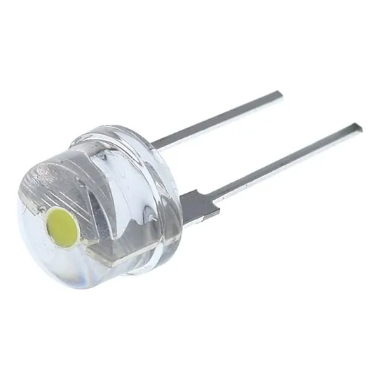 Led 8mm Alto Brilho Com 50 Pçs Escolher Cor