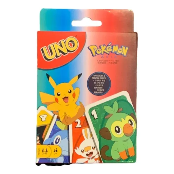Juego Uno Pokemon Cartas Edición Especial Pikachu