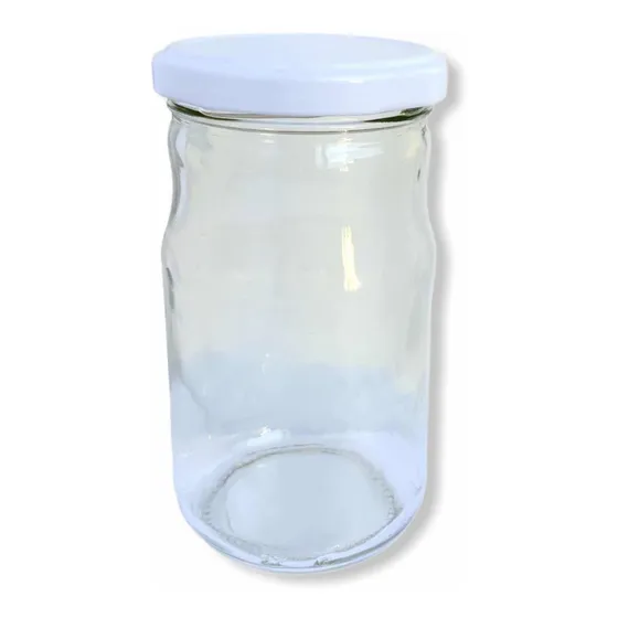 Frasco Conservero De 300cc  Pack De 10 Undds Con Tapa 63mm