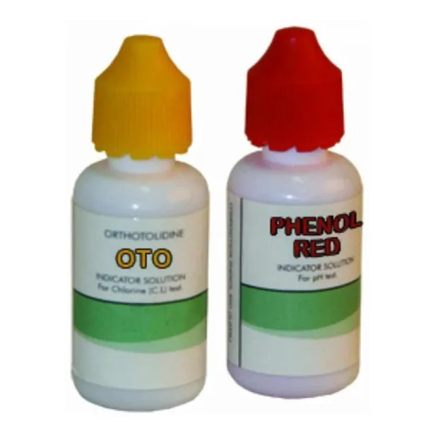 Rojo Fenol Ph Y Ortotolidina Cloro Reactivo 21ml C/u X4un