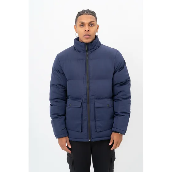 Campera Hombre Puffer Cuello Alto Termica Importada I Am