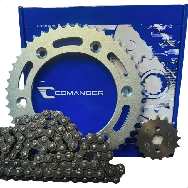 Kit Relação Transmissão Para Honda Nxr Bros 160 Xre 190