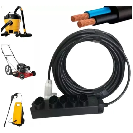 Extensão Eletrica Fio Grosso 10 Metros Tripolar Pp 2x0,75mm