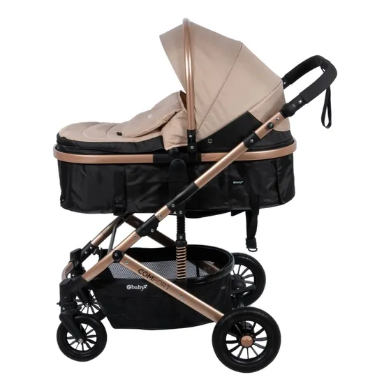 Coche Cuna Moises Ebaby Para Bebe Llantas De Caucho Comfort