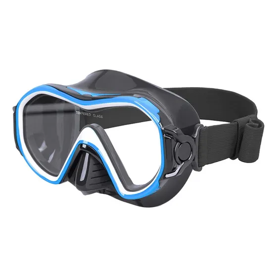 Máscara Pino Florida Snorkeling Buceo Luneta Antiparra Color Azul