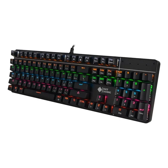 Teclado Mecánico Usb Shot Gaming Pro Series Shot-900 