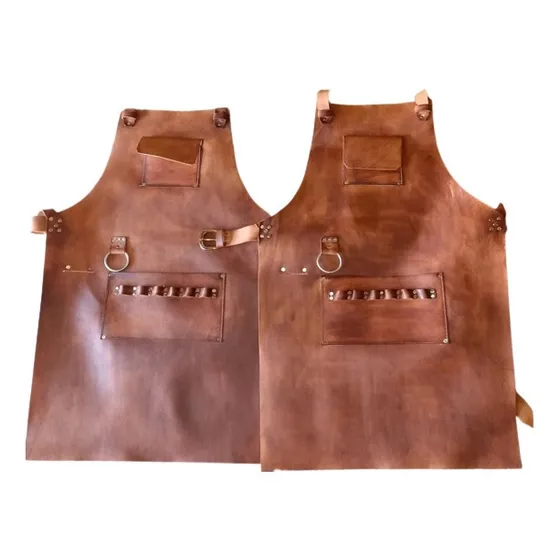 Delantal De Cuero Chef Cocinero Parrillero 