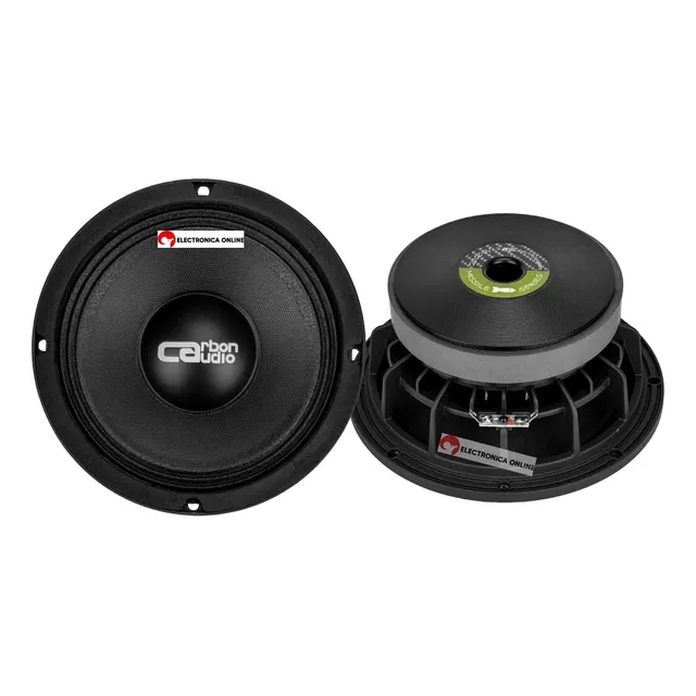 Par De Medios Rangos 8 Pulgadas Carbon Audio 2000w Open Show
