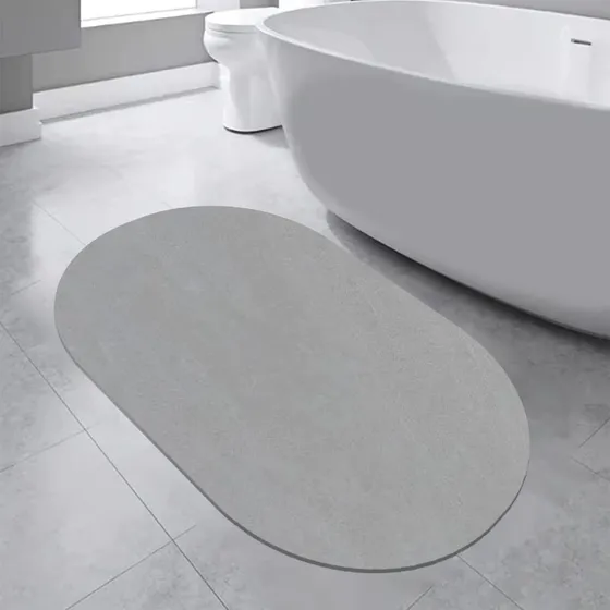 Alfombra Baño Super Absorbente Tierra Diatomea Fina Ajusta