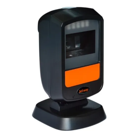 Leitor De Código De Barras Semi-fixo Jetway Jl-500 1d 2d Usb Cor Preto Tipo De Conector Do Cabo Usb Voltagem 5v