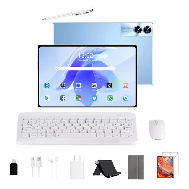 Tablet Hancdon S12-A 11.6" Android 13 12gb Ram Y 512gb Rom Tf1tb 8000mah Bluetooth 5.0 Dual SIM Con Funda Mouse Teclado Camara Dual