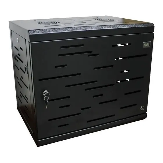 Rack Gabinete Cerrado 9u Ventilado Metalnet 