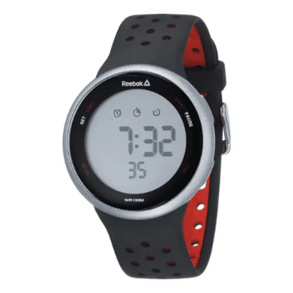 Reloj Reebok Hombre Silicon Negro Mod. Rveleu9pninbn Running
