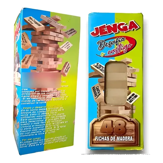 Jenga Con Desafios Y Retos Para Mayores 48 Retos Shots | Cuotas sin interés