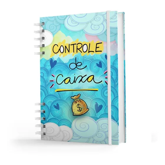 Nisti Print Caderno Controle de Caixa Capa Dura 15x21 cm