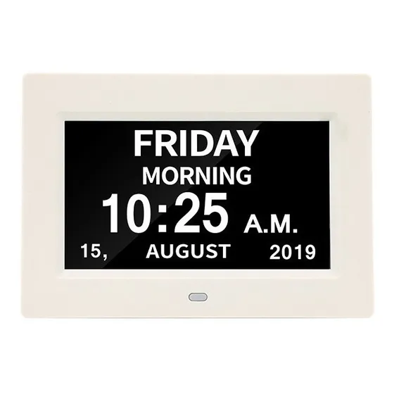 Reloj Diurno Con Calendario Digital Con Fecha/día/semana