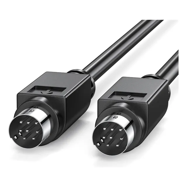 Cable Mini-din Juxinice De 8 Pines Macho A Macho, Alambre...