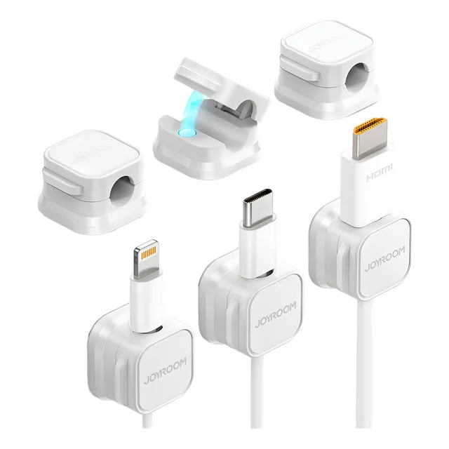 Organizador De Cables Clips Magneticos Con Adhesivo Joyroom
