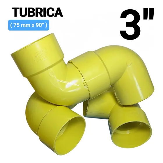 Codo Sanitario 75 Mm 3 PuLG A N Servidas Reforzado Original