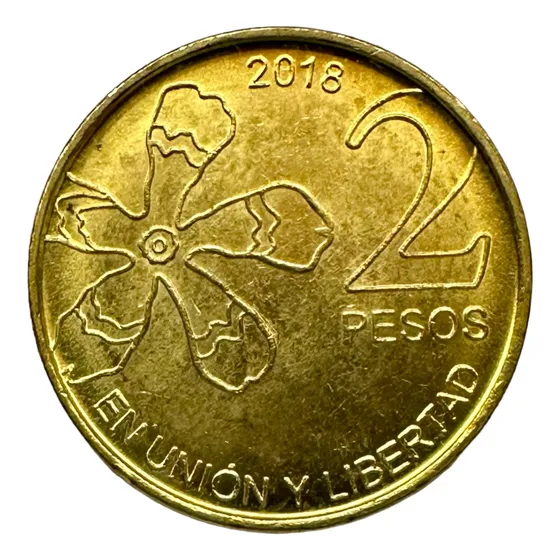 Argentina - 2 Pesos - Año 2018 - Palo Borracho - Flora 