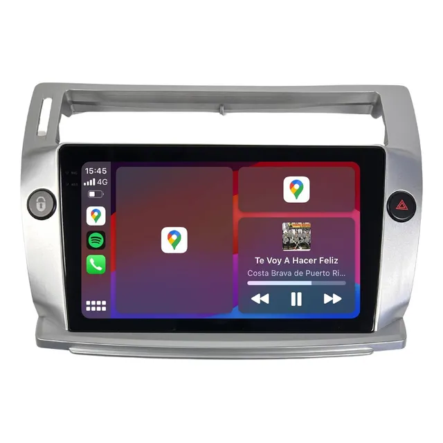 Stereo Multimedia Citroen C4 9 Android Carplay 2007/2013