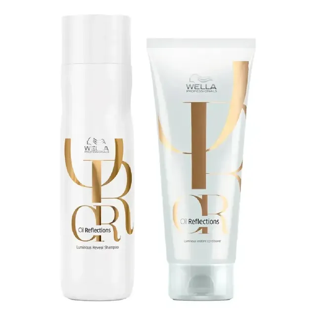 Kit Wella Profissional Oil Reflections - Shampoo 250ml + Condicionador 200ml