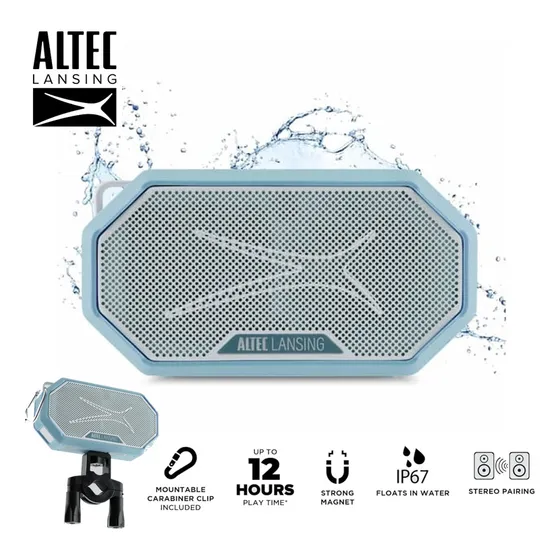Corneta Bluetooth Altec Lansing Hydra Mini 2.0 Ip67 12hrs