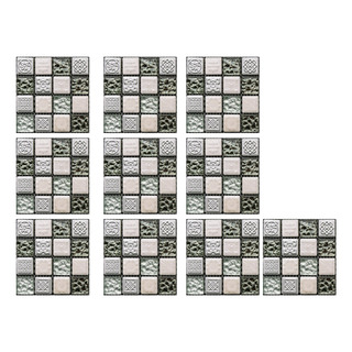 Pegatinas Autoadhesivas De Pared Con Azulejos De Cristal, 10 Pegatinas Autoadhesivas De Pared Con Azulejos De Cristal, 10