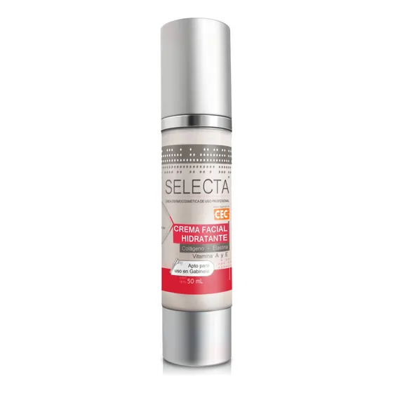 Crema Hidratante Colágeno Y Elastina Vit. A Y E 50ml Selecta Momento De Aplicación Día/noche Tipo De Piel Todo Tipo De Piel