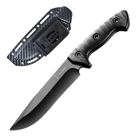 Faca Melorein Fulltang Inox G10 Survival Black Faca Melorein Fulltang Inox G10 Survival Black