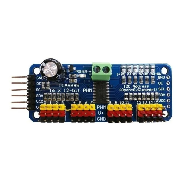 Mgsystem Pca9685 16ch 12bit Servo Motor Driver I2c Arduino