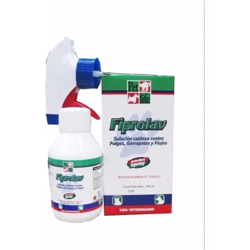 Fiprolav 100ml Sol.cutánea Contra Garrapatas Para Mascotas