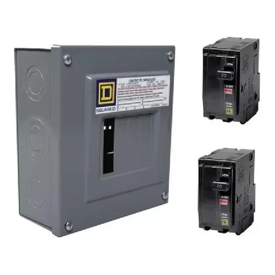 Kit: 2 Interruptor 220v + Centro De Carga Sqd