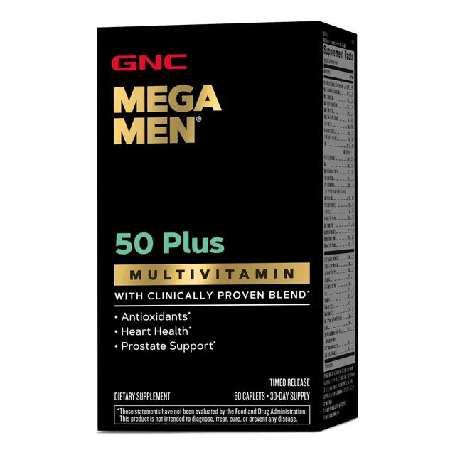 Suplemento Multivitamínico Gnc Men Mega Men 50 Plus 60 Table