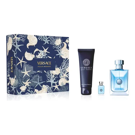 Cofre Versace Pour Homme Edt 3 Items.