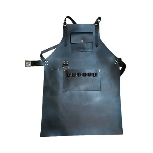 Delantal Cuero Para Caballeros Parrillero Chef, 100% Cuero