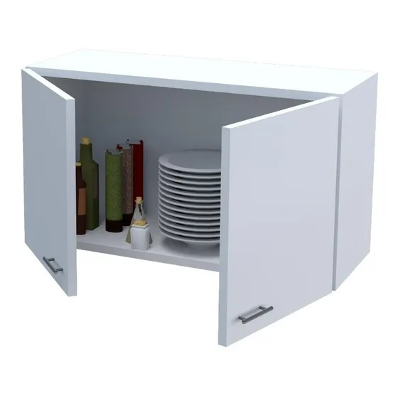 Alacena Guardado 80x45x32 Melamina 18 2 Puertas + 1 Estante 