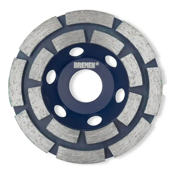 Disco Muela Diamantada Doble Astra 4 Pulgadas Bremen 7929 Color Azul